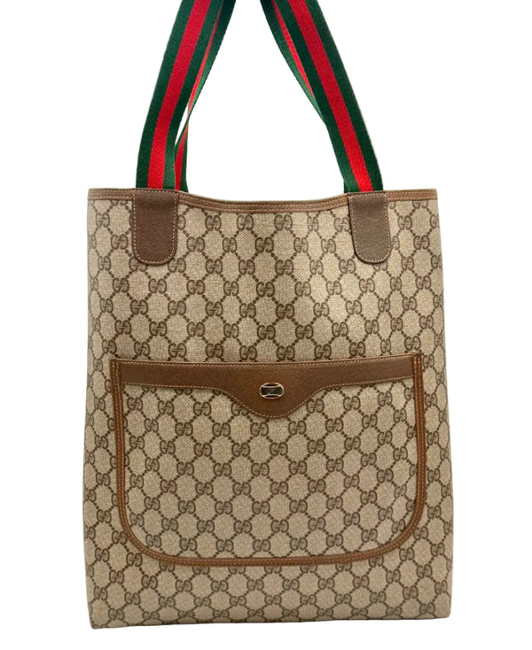 Gucci Old Sherry Line Tote Bag (Pre-owned)