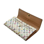 Load image into Gallery viewer, Louis Vuitton White Monogram Multicolor Sarah Wallet (Pre-owned)
