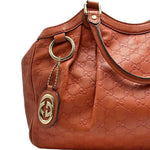 Load image into Gallery viewer, Gucci Orange Guccissima Leather Medium Sukey Tote Bag (Pre-owned)
