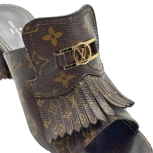 Louis Vuitton Monogram Canvas Indiana Mule (Brandnew)
