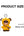 Popmart Hirono × Kodak Click Bear Plush Doll Pendant
