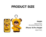 Load image into Gallery viewer, Popmart Hirono × Kodak Click Bear Plush Doll Pendant

