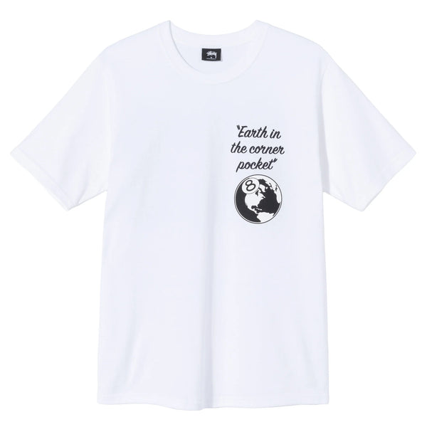Stussy Corner Pocket Tee White