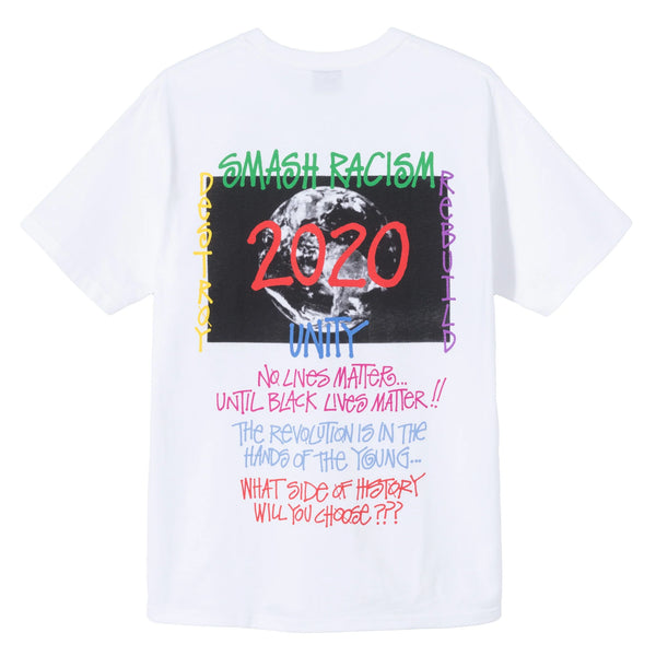 Stussy Corner Pocket Tee White