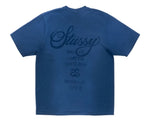 Load image into Gallery viewer, Stussy World Tour Tee Sun Faded Navy
