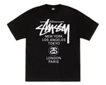 Load image into Gallery viewer, Stussy World Tour Tee Black
