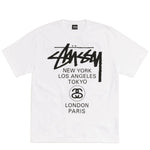 Load image into Gallery viewer, Stussy Global Cities World Tour Tee White (2010-2019)
