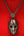 Eminem - Hockey Mask Pendant & Chain (Gun Metal) 20 inch Chain