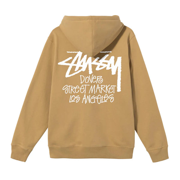 Stüssy DSM Men's Los Angeles Zip Hoodie Khaki