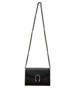 Load image into Gallery viewer, Gucci Dionysus Wallet on Chain Leather Mini Black (Like new) RMT748M
