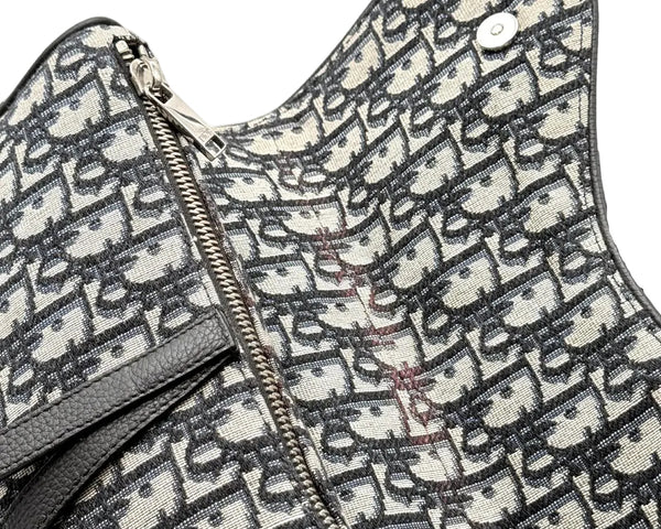 Dior Oblique Saddle Bag Black (Like new)
