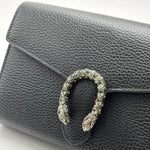 Load image into Gallery viewer, Gucci Dionysus Wallet on Chain Leather Mini Black (Like new) RMT748M
