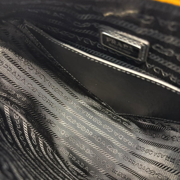 Prada Saffiano Triangle Bag Sunny Yellow (Like new)