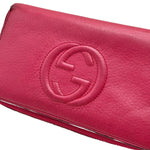 Load image into Gallery viewer, Gucci Pink Leather Soho Clutch (Pre-owned)
