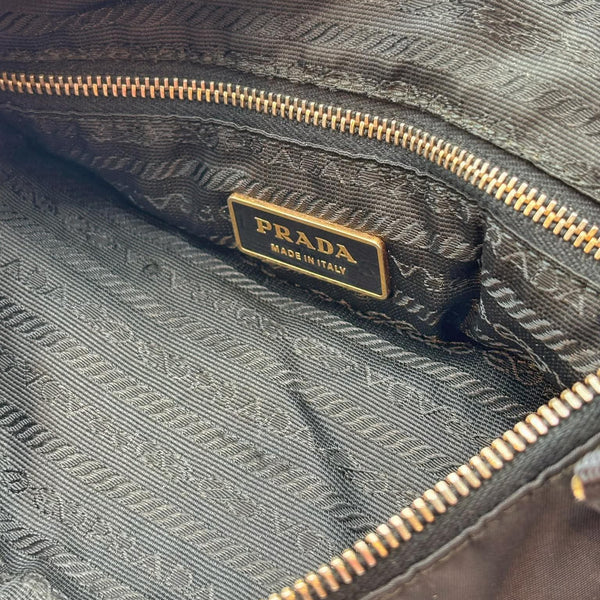 Prada Square Nylon Shoulder Bag Black (Pre-owned) G4B7T3D