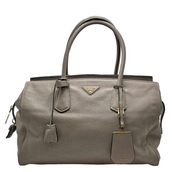 Prada Vitello Daino Leather Top Handle Bag (Pre-owned) 4M8WQ94
