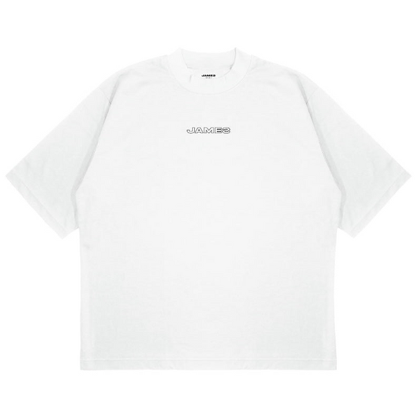 JAMES Mini Monochrome Tee White