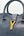 Saint Laurent Navy Blue Leather Medium Cabas Chyc Tote (Pre-owned) XQ6MTWG