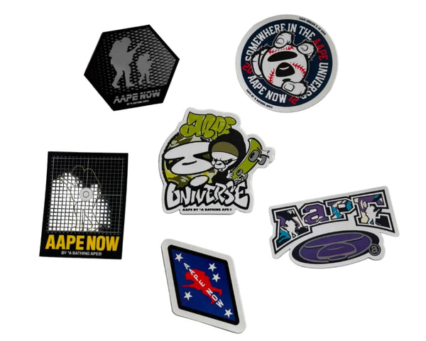 Aape Assorted Sticker 6pcs (Set)