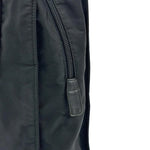 Load image into Gallery viewer, Prada Nylon Handbag Black Silver Triangle Logo (Pre-owned)

