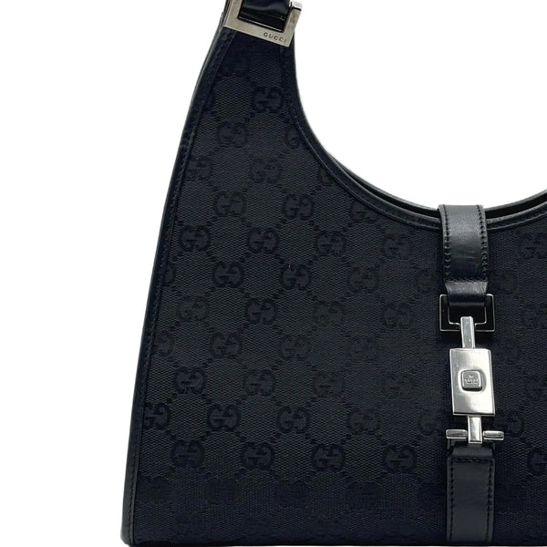 Gucci Monogram Jackie O Black (Pre-owned) K86B2GV