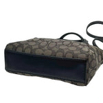 Load image into Gallery viewer, Coach Black And Grey Jacquard Canvas Mini Kelsey Satchel (Pre-owned)
