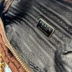 Load image into Gallery viewer, Prada Brown Nylon Small Shoulder Bag (Pre-owned)
