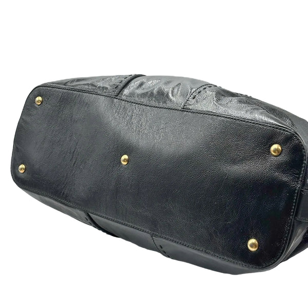 Saint Laurent Black Calfskin Leather Large Muse Bag (Pre-owned) 6V2QYWJ