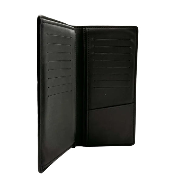 Louis Vuitton Brazza Wallet Black Monogram Shadow Calf Leather (Like new)