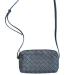 Load image into Gallery viewer, Bottega Veneta Nappa Intrecciato Nodini Mini Crossbody Grey (Pre-owned) KJ2C8R9
