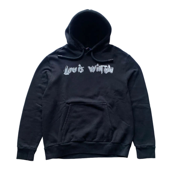 Louis Vuitton Graphic Hoodie Black (Pre-owned)