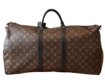 Load image into Gallery viewer, Louis Vuitton Keepall Bandoulière 55 Monogram Brown/Black "Like New”
