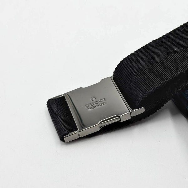Gucci Black GG Canvas Small Waist Belt Bag (Like new) WQTBC4R
