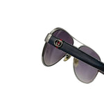 Load image into Gallery viewer, Gucci Aviator Metallic Sunglasses (Like new)
