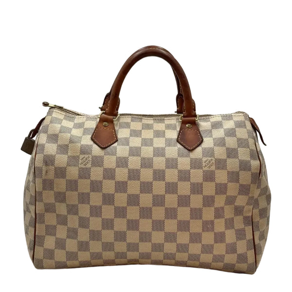 Louis Vuitton Damier Azur Canvas Speedy Bandouliere 30 Bag (Pre-owned) 99Q48KD