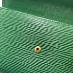 Load image into Gallery viewer, Louis Vuitton Sarah Wallet in Green Epi Leather (Like new)
