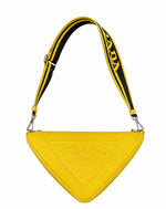 Load image into Gallery viewer, Prada Saffiano Triangle Bag Sunny Yellow (Like new)
