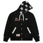 Load image into Gallery viewer, AAPE Men Zip Throughs AAPEUNVS moonface hooded jacket Black
