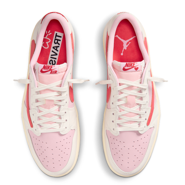Jordan 1 Retro Low OG SP Travis Scott Sail Tropical Pink