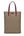 Gucci GG Supreme Hand Bag PVC Beige Red Silver (Pre-owned)