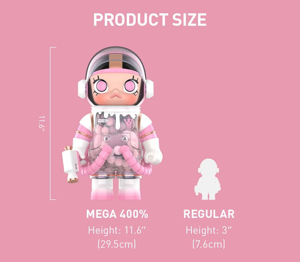 Pop Mart Space Molly 400% Heartfelt Words