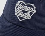 Load image into Gallery viewer, Human Made 6 Panel Corduroy Cap Navy
