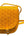 Goyard Goyardine Belvedere PM Shoulder Bag Yellow (Pre-Owned)