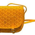 Load image into Gallery viewer, Goyard Goyardine Belvedere PM Shoulder Bag Yellow (Pre-Owned)
