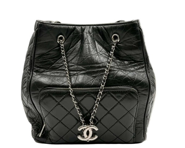 Chanel Matelasse Chain Shoulder Bag Black (Like new) 9KG94MH