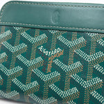 Load image into Gallery viewer, Goyardine Matignon PM Wallet Green (Like new) XKCHYY3
