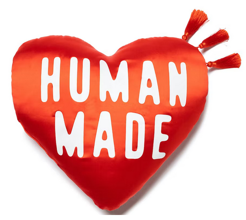 Human Made Heart Cushion Red