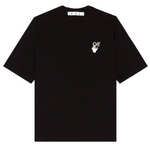 Load image into Gallery viewer, Off-White Oversized Cut Here Arrows T-shirt Black
