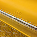 Load image into Gallery viewer, Goyard Goyardine Belvedere PM Shoulder Bag Yellow (Pre-Owned)
