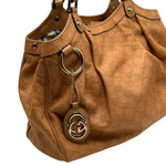 Load image into Gallery viewer, Gucci Beige Guccissima Sukey Tote Bag (Pre-owned) QDMHHXC
